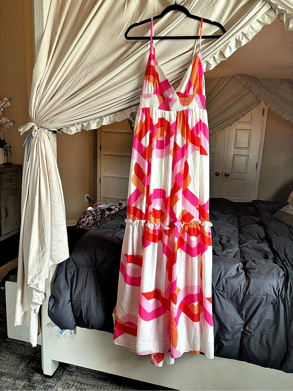 Farm Rio Abstract Print Maxi Dress NWT